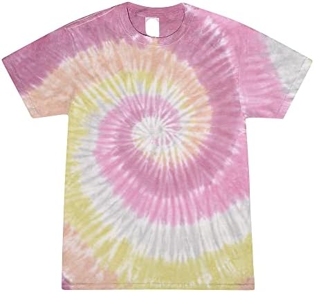 Tie-Dyed Tie-Dye Men's Shoulder Taping Jersey T-Shirt, Desert Rose